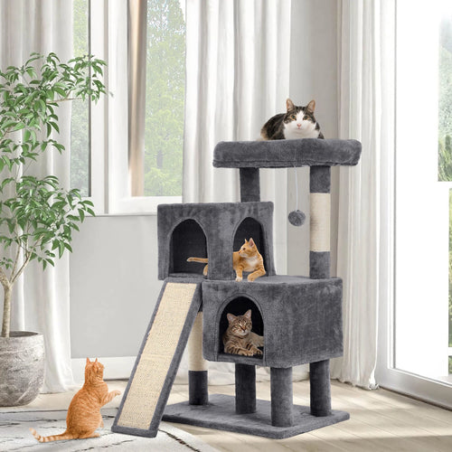 Cat Tree for Indoor Cats 36 Inches Cat Tower Multi-Level Indoor Cat Play Condo